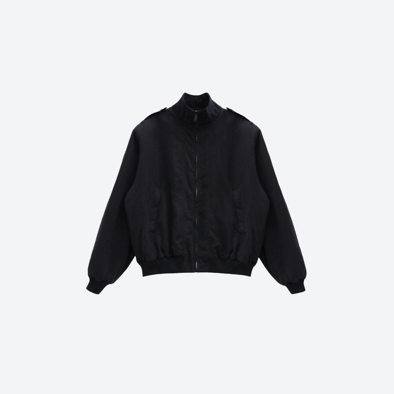 Vintage Stand Collar Bomber Jacket